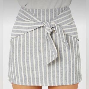 ALTAR'D STATE FRENCH MARKET LINEN BLEND MINI SKIRT